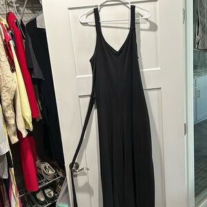 Women’s ABLE jumpsuit. Black. Size XL. Sleeveless. Tie back.